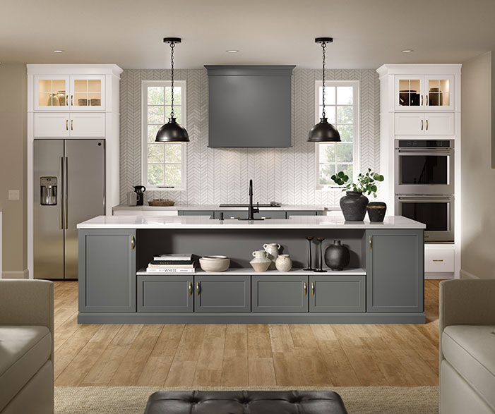 White and Gray Kitchen