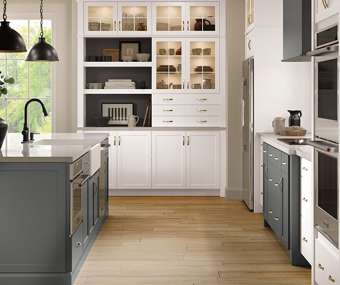 White and Gray Kitchen