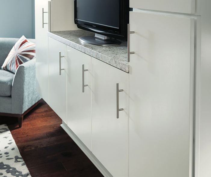 White Entertainment Center: Uptown Sleek